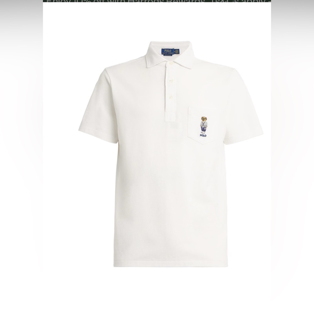 POLO RALPH LAUREN
Cotton Polo Bear Pocket Polo Shirt